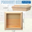 4 Tapas Madera Cedro 6x6pulg Protección Valla
