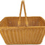 Cesta mimbre tejida a mano 15.8" para picnic