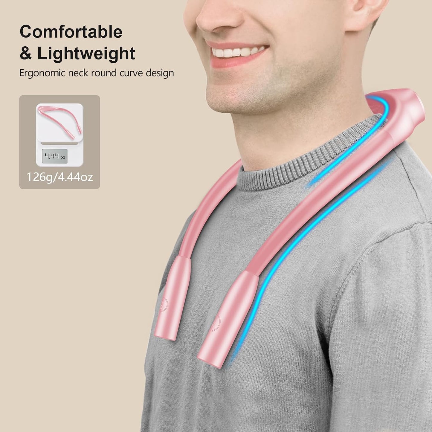 Luz lectura cuello LED 3 colores ajustable brazos flexibles