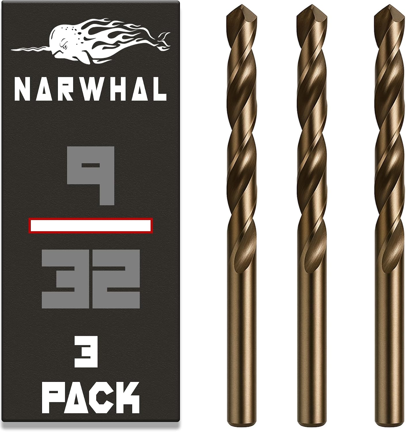 Brocas M35 cobalto para metal 9/32pulg 135grados