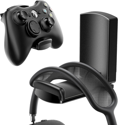 Soporte adhesivo auriculares gaming con almohadillas goma