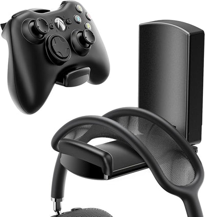 Soporte adhesivo auriculares gaming con almohadillas goma