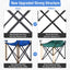 Silla camping grande con toldo sombra plegable