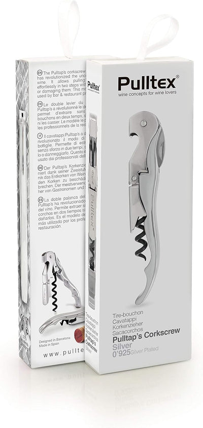 Sacacorchos chapado plata Pulltap's Classic