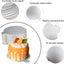 100 Tablas Tartas 3.15pulg Base Mousse Plateada Cupcakes