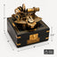 Sextante de bronce Kelvin y Hughes 1930 con caja madera
