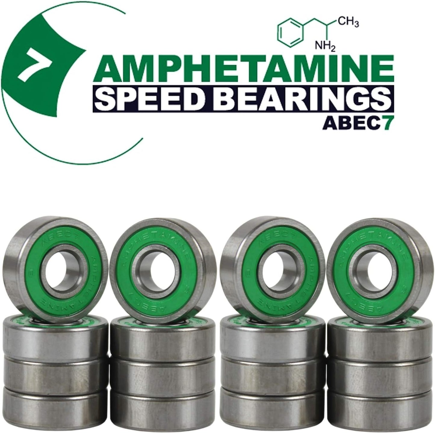 Set 16 rodamientos ABEC 7 para patinaje en línea 8 ruedas