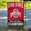 Bandera jardín doble cara OSU Buckeyes 2024