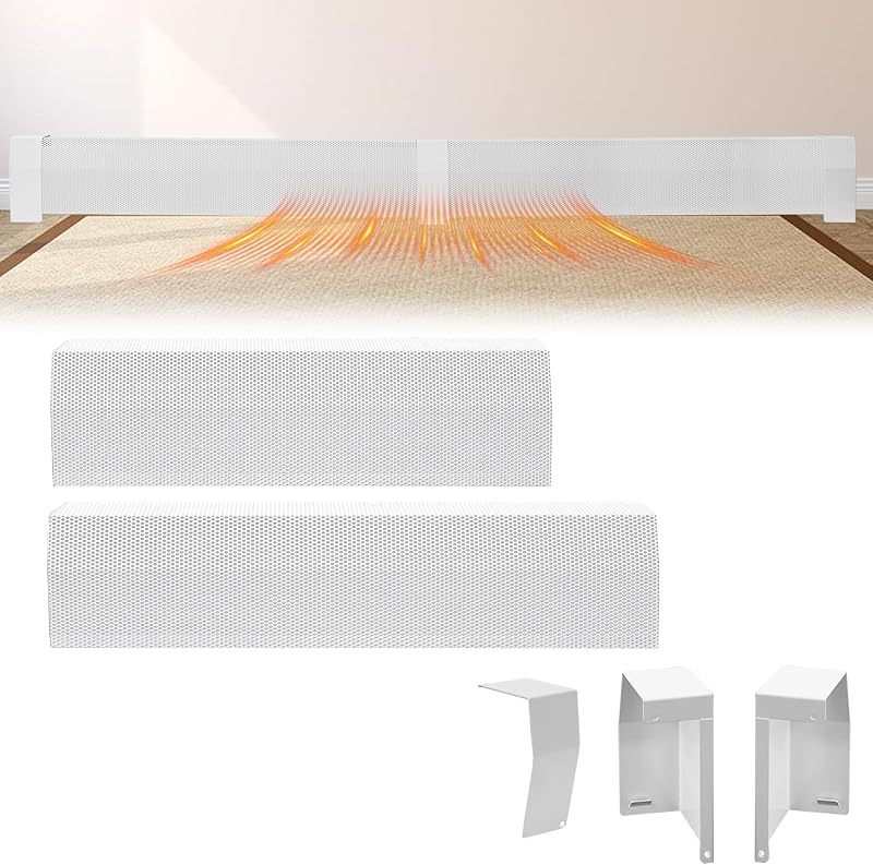 Cubierta calentador zócalo 5ft acero galvanizado