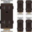 Receptáculo decorativo con tapa intercambiable 5uds