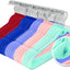 Perchas terciopelo 50uds antideslizantes 5 colores