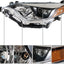 Ensamble faros repuesto Toyota Corolla 14-16 conductor