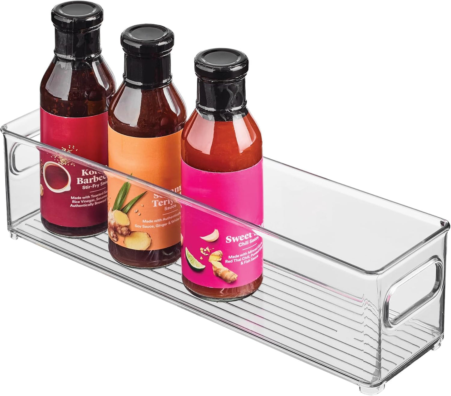 Contenedor transparente para refrigerador y congelador cocina