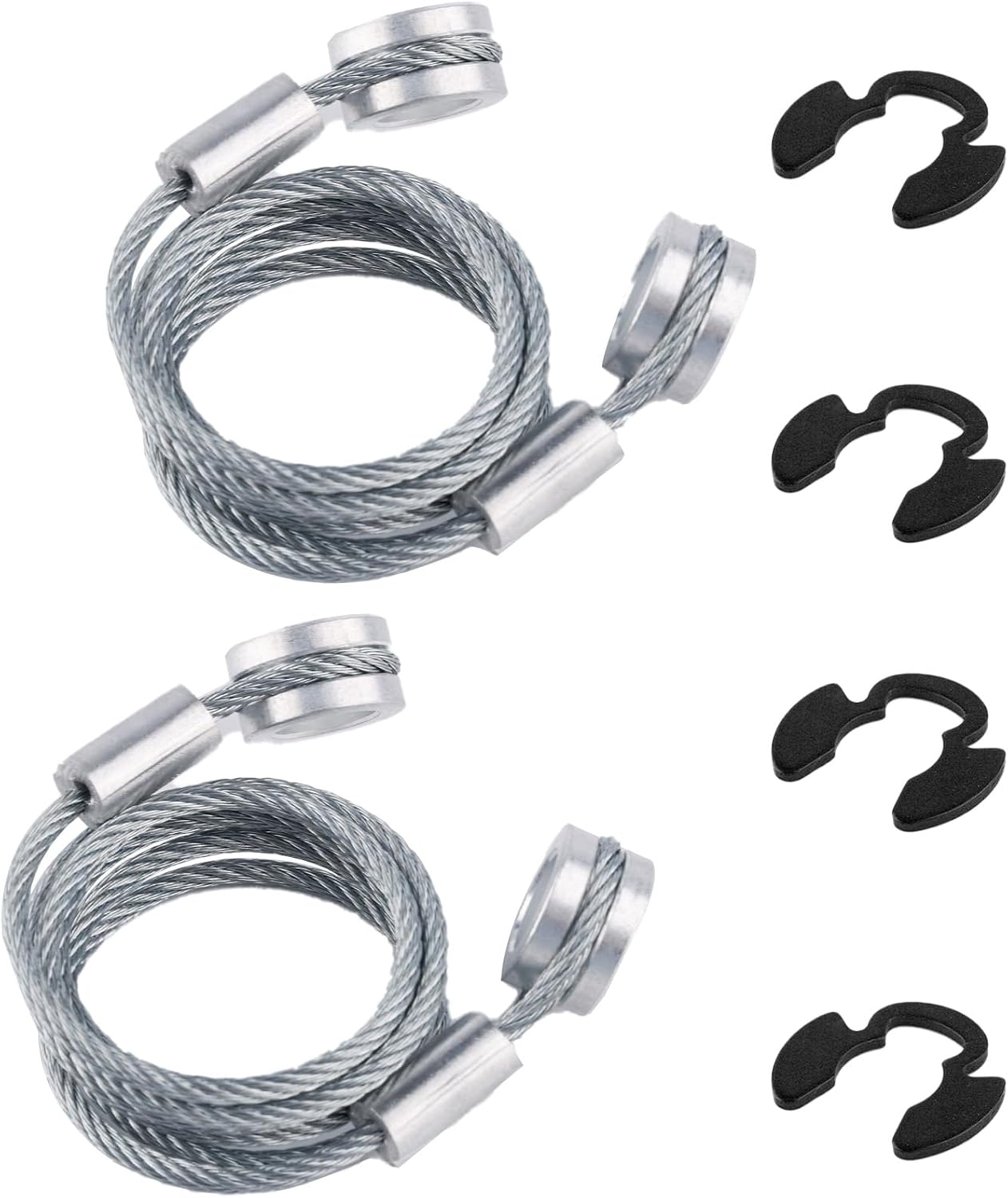 2 Pzas Cable Capó con Anillas Retención Peterbilt 357/375 87-10