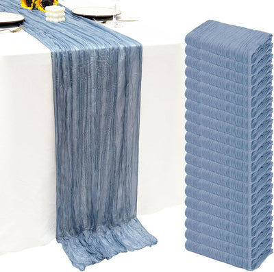 20 Caminos Mesa Estopilla Azul 10ft Gasas Transparentes