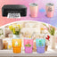 20 Mini Vasos Chupito 3oz Acero Inox Aislados con Popote