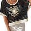 Top ganchillo verano mujer bohemio con huecos playa