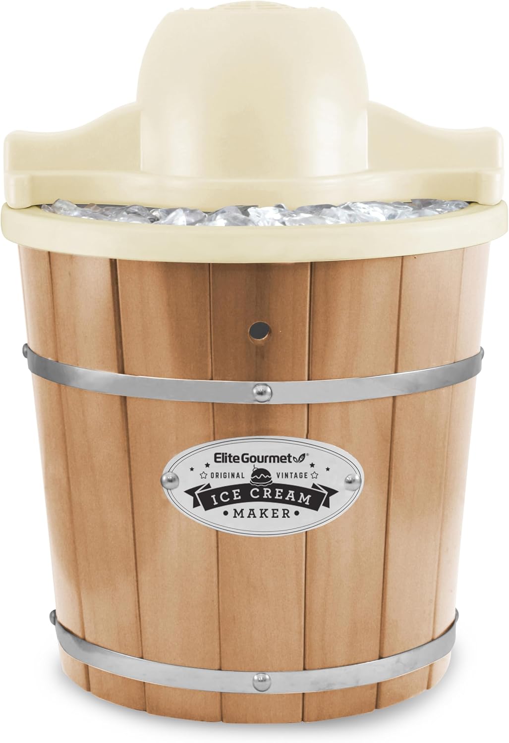 Máquina helado eléctrica 4qt Cubo Pino