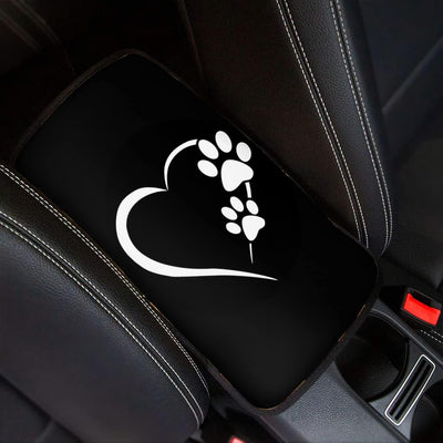 Funda reposabrazos coche neopreno estampado pata perro