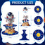Soporte cupcakes astronauta azul 3 niveles fiesta espacial