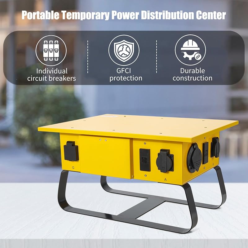 Caja distribución energía 50A California estándar