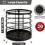 Organiz. utensilios cocina giratorio 7.2x7pulg base pesada