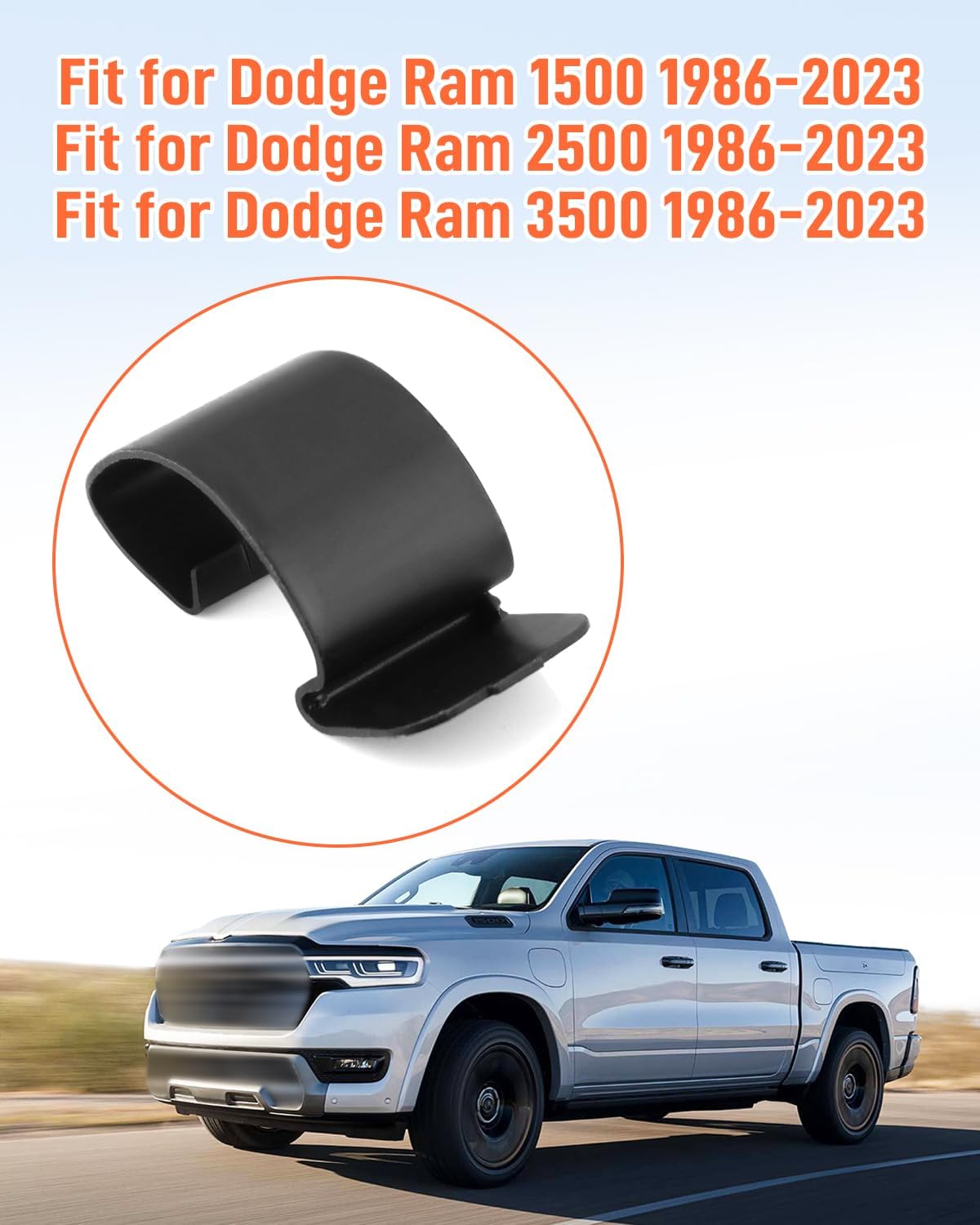 Abrazadera caja aire motor Dodge Ram 2023 acero carbono