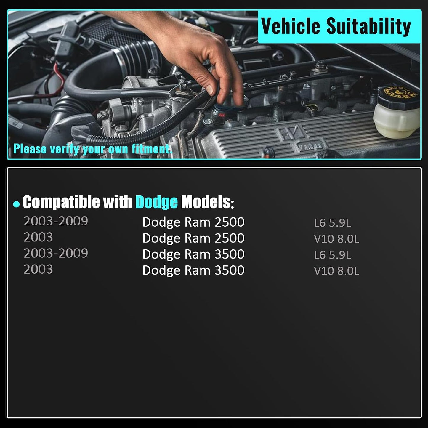 Enfriador aceite transmisión comp Dodge Ram 9L L6