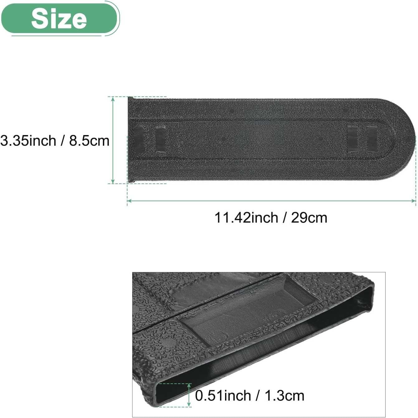 2 Cubiertas Plástico Cadena Motosierra 10"