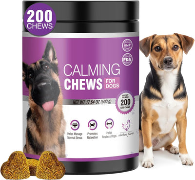 Chicles para calmar perros viaje tormentas cambios rutina