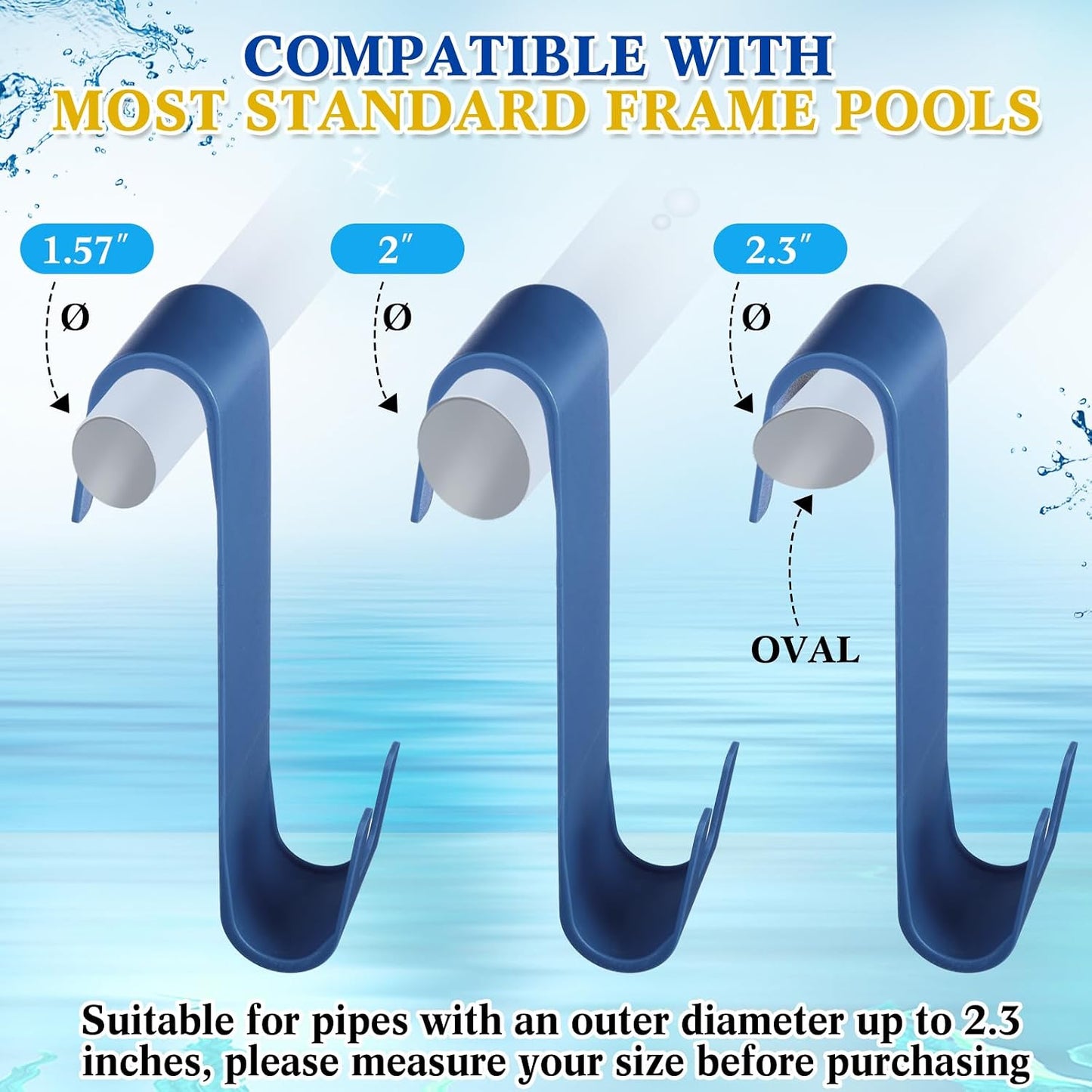 4 Pzas Red desnatador hojas piscina soporte cepillo