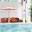 4 Letreros Aluminio Reglas Piscina Swim At Your Own Risk