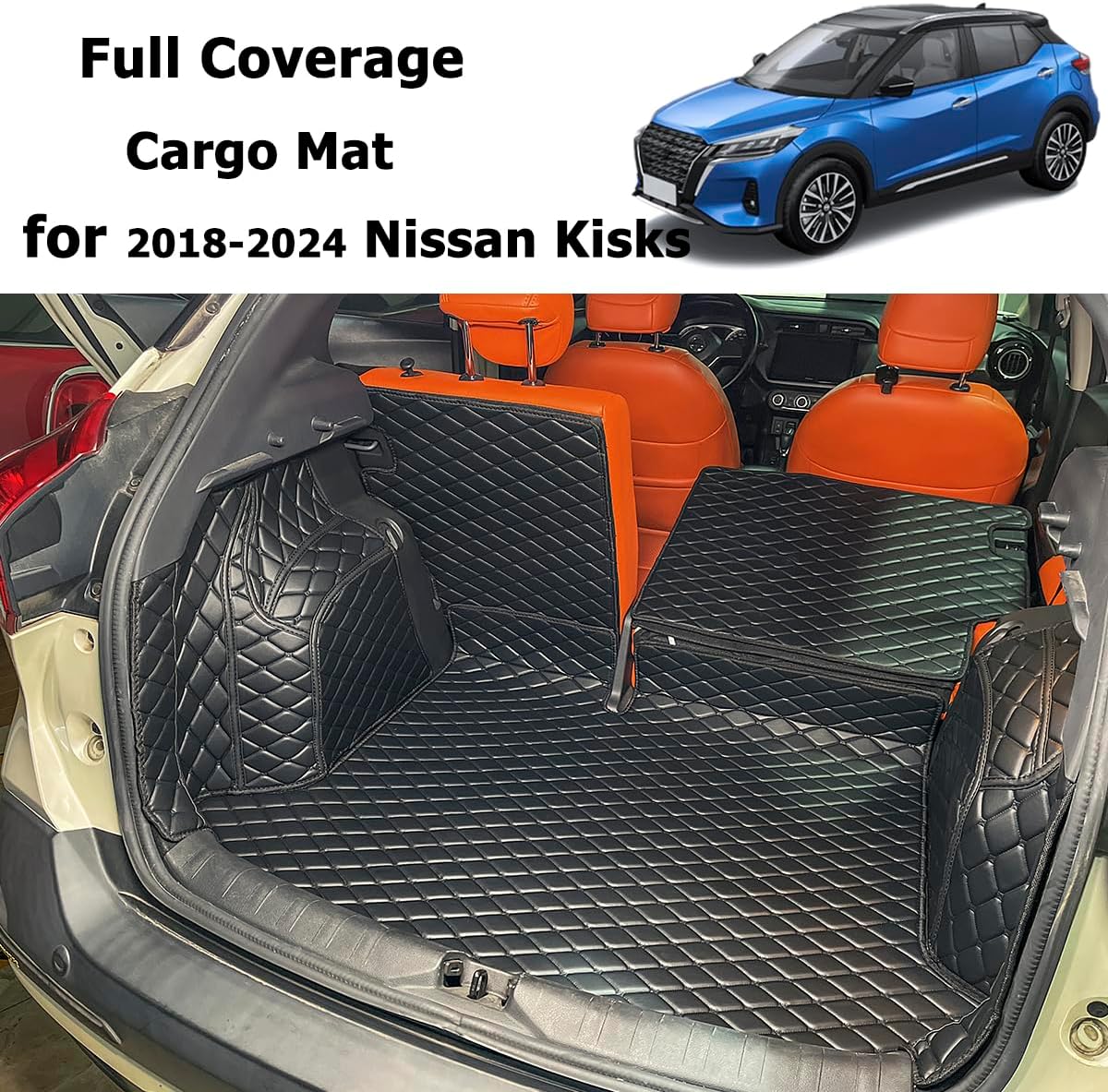 Alfombrilla carga Nissan Kicks 18-24 laterales traseros
