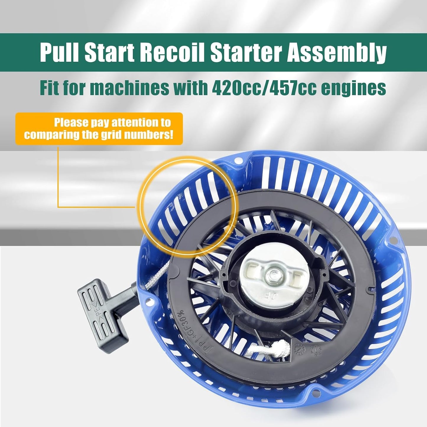 Reemplazo arranque retroceso generador Powerhourse 420cc