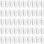 50 Clips Plástico para Colgar Bebés Agarre Fuerte Blanco