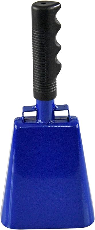 Cencerro hierro 10pulg campana deportiva azul