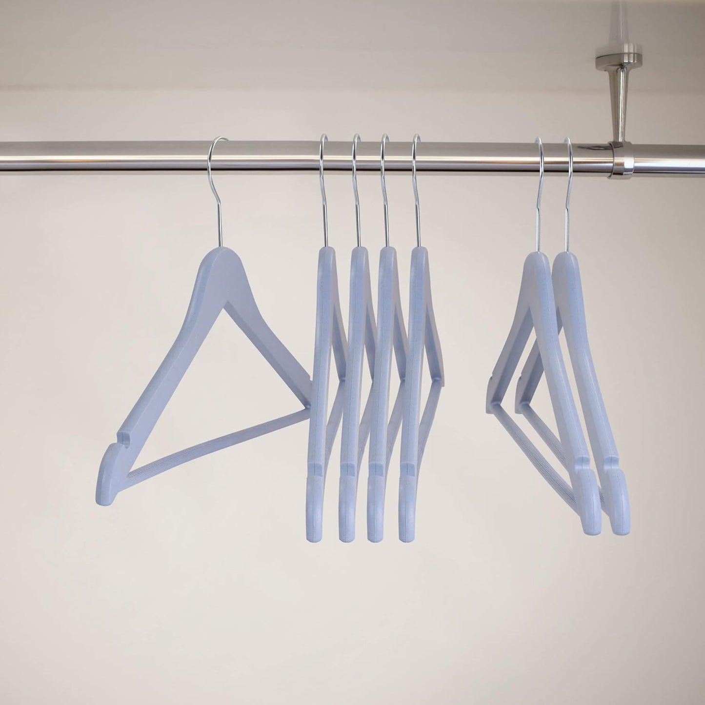 20 Pzas Perchas Eco Friendly Azul