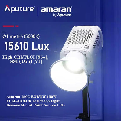 Luz vídeo COB RGBWW 150W 2500K-7500K CCT control APP