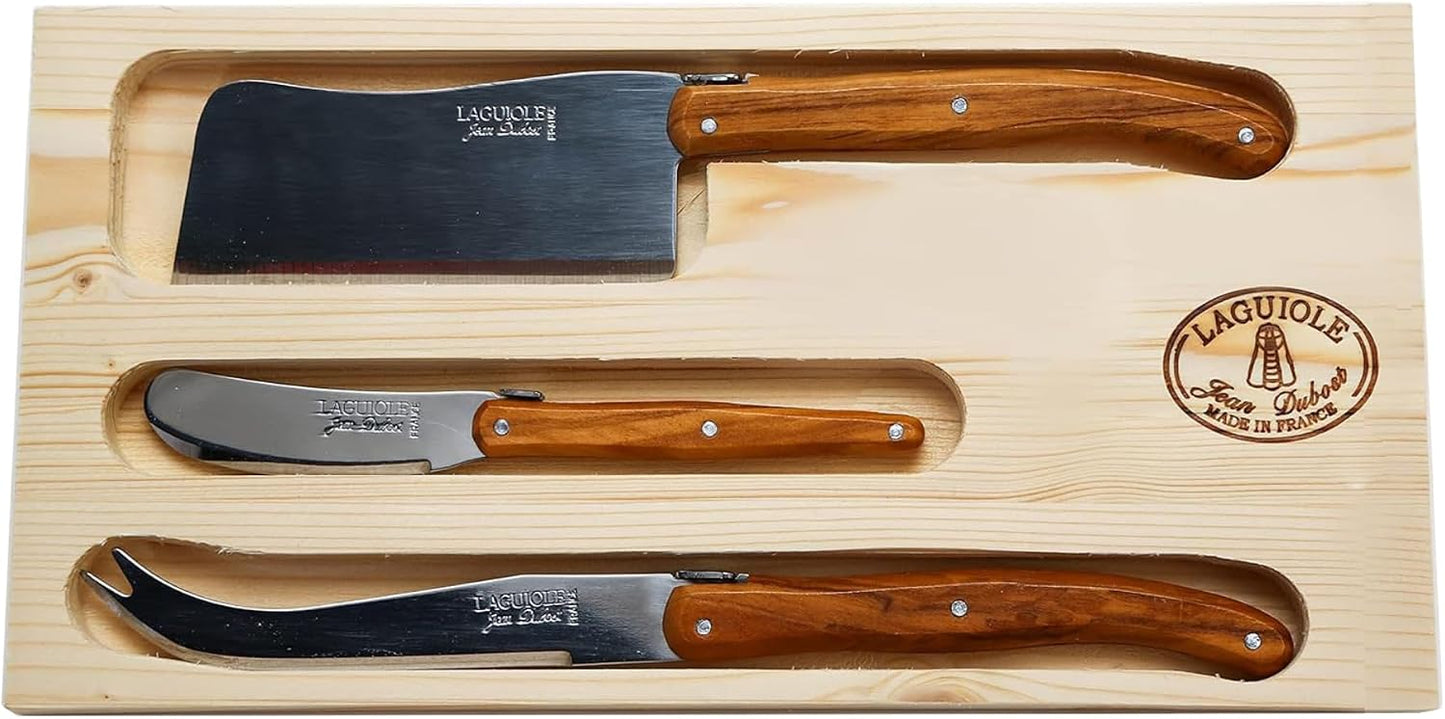 Set 3 Pzas Cuchillos Queso Acero Inox