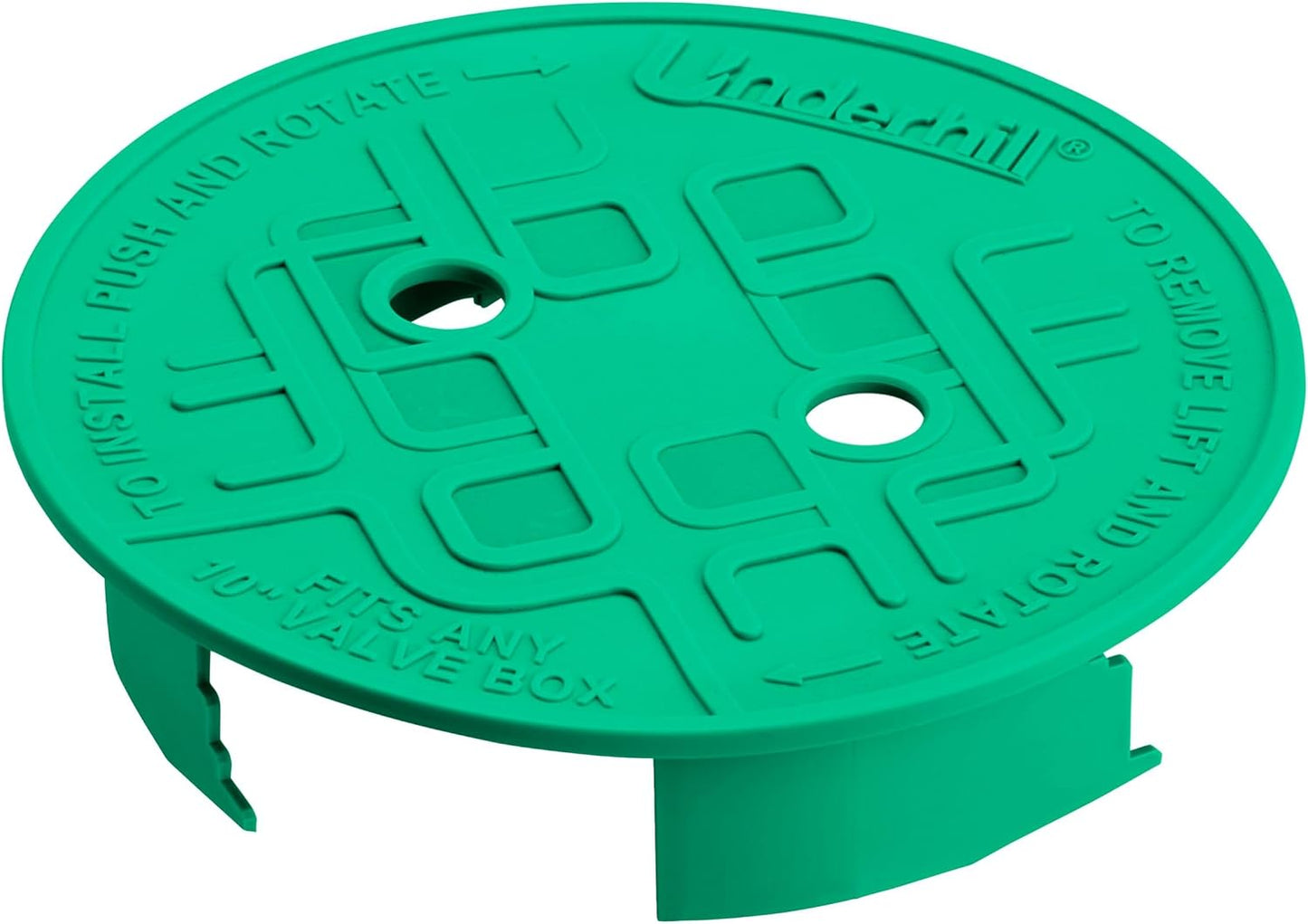 Tapa caja válvula aspersor 10" universal verde