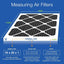 Filtros aire carbón puro para horno 15.5x19.5x0.75 pack 4