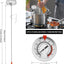 Pack 2 Termómetros Aceite Freír Tallo Largo 12pulg Acero Inox