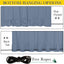 2 Cortinas exteriores impermeables con bolsillo térmico