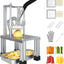 Cortador papas 1/2 y 3/8 pulg cuchillas reemplazables