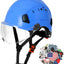 Casco seguridad ajustable ABS 6 puntos trabajo al aire libre