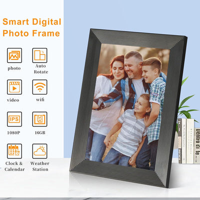 Marco fotos digital Frameo 10.1pulg WiFi 16GB negro