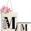 Bolsa mano personalizada con inicial regalo