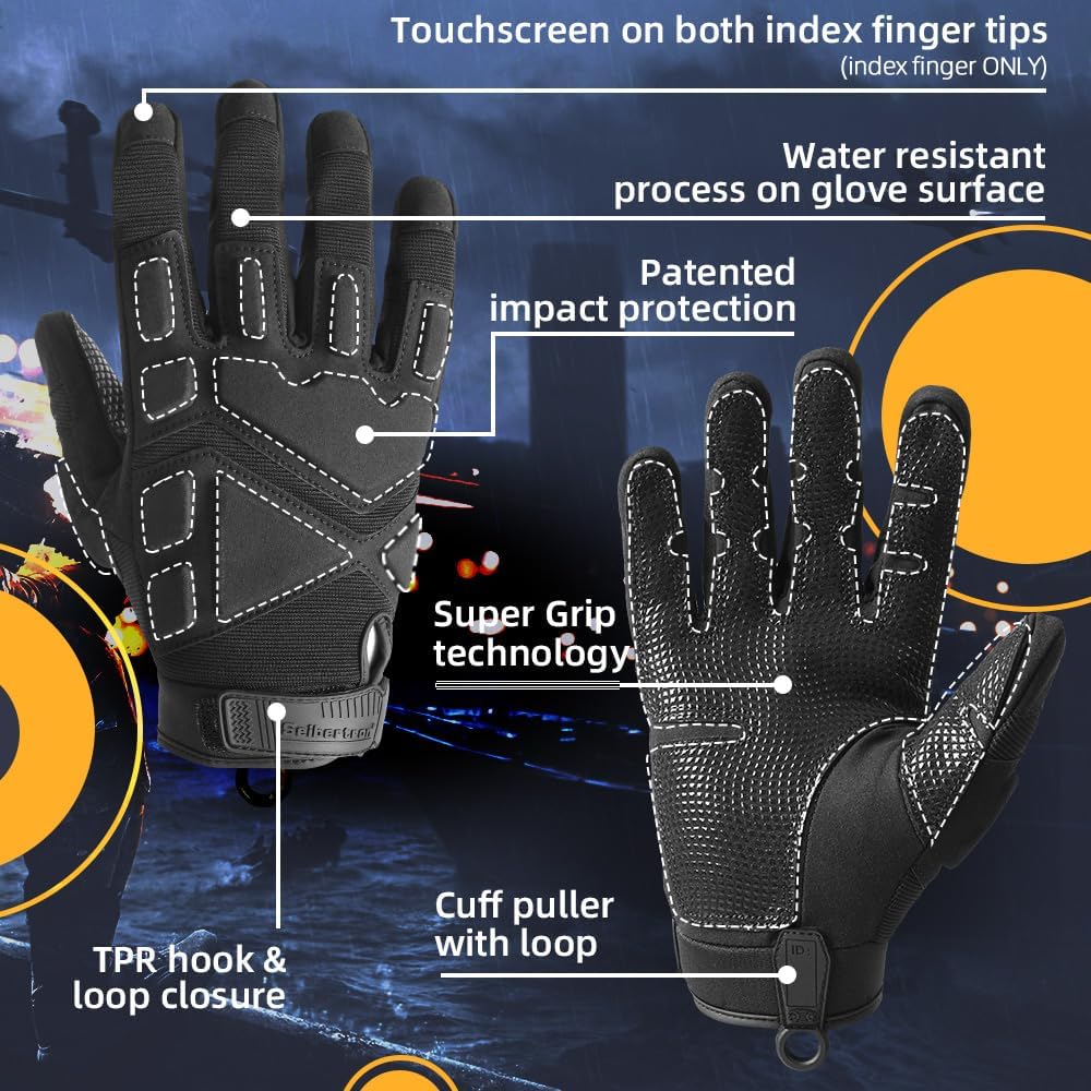 Guantes deporte al aire libre con pantalla táctil