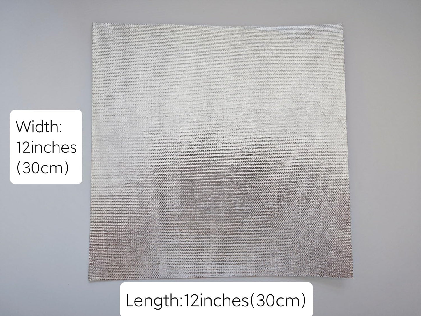 Protector térmico fibra vidrio aluminizada 12x12pulg