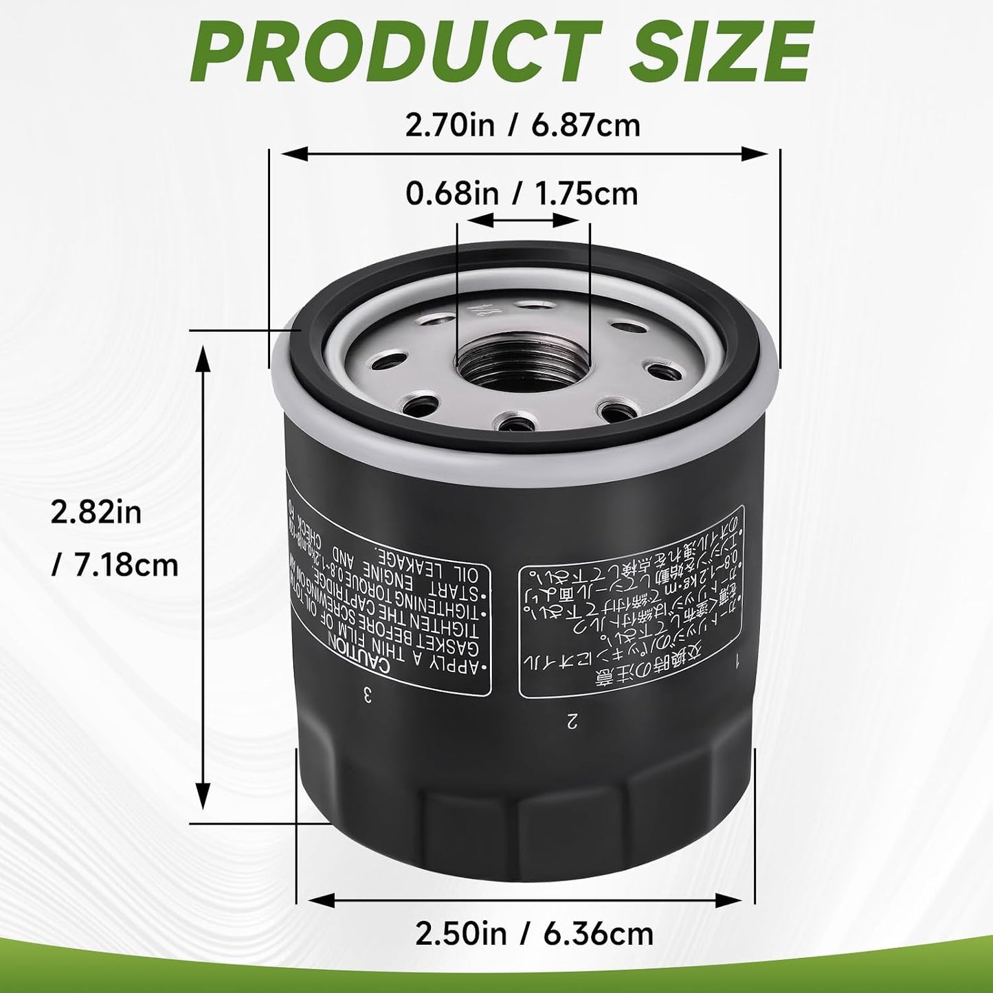 Filtro aceite Kawasaki FX850V FH381-721V